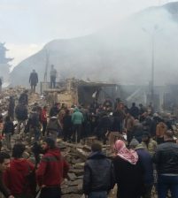 مقتل 45 شخص بإعتداء مزدوج في إعزاز السورية