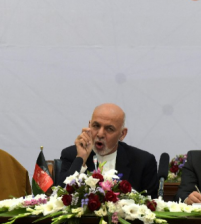 غني يهدد طالبان في مؤتمر عملية كابل