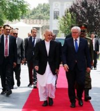 رئيس المانيا في كابل يبحث مع غني عملية السلام