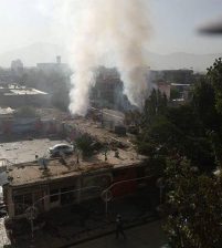 صور انفجار غرب كابل الذي خلف 13 قتيل و 10 جرحى