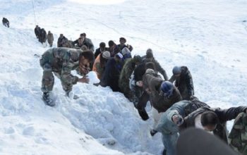 مقتل وجرح 11 في انهيار الثلج بدخشان أفغانستان