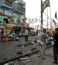 عشرات القتلى والجرحى في انفجار مزدوج وسط بغداد