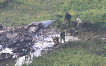 سقوط طائرة أف-16 إسرائيل بنيران سوريا + صور