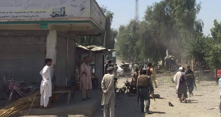 حمله کننده انتحاری با موتربم، یک فرمانده پولیس محلی را در ولسوالی کوزکنر هدف قرار داد