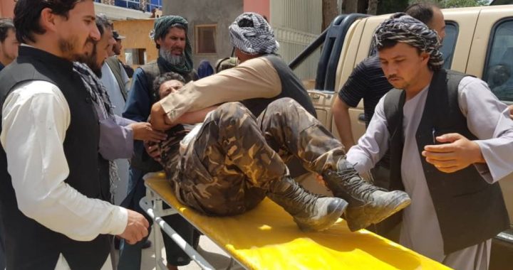 حمله گروهی طالبان بر ریاست امنیت سمنگان