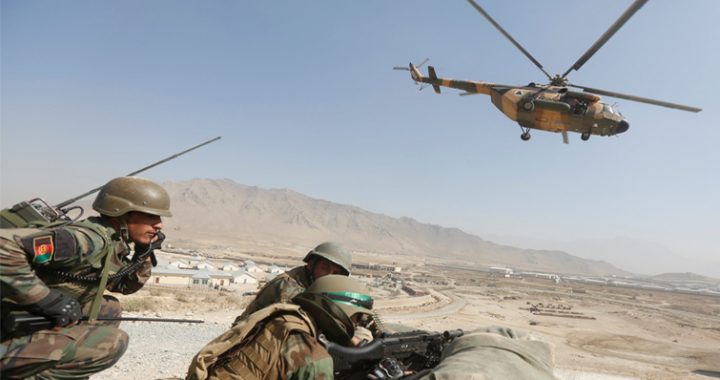 حمله هوایی بر مواضع طالبان در قندهار