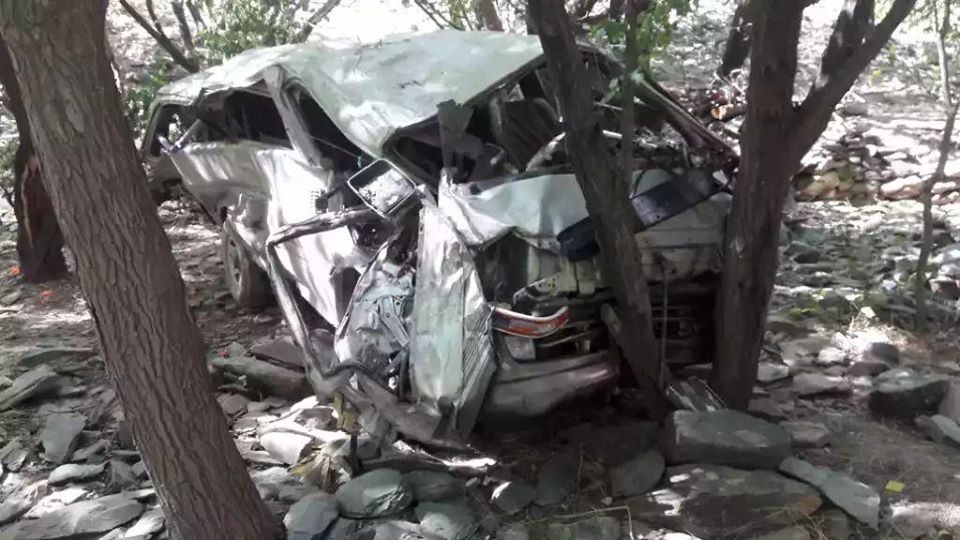 حادثه ترافیکی در بامیان